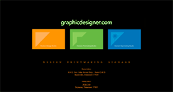 Desktop Screenshot of graphicdesigner.com